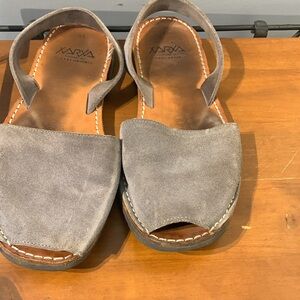 Torres Menorca Grey Suede Slingbacks